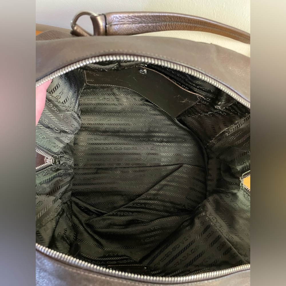 Prada Brown Leather Handbag - Picture 13 of 16